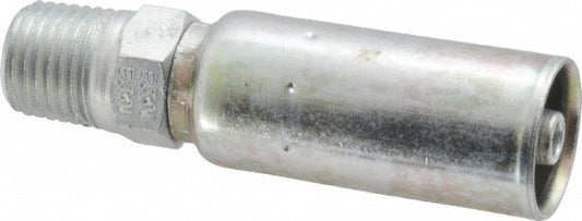 Eaton 04Z-104-BG Hydraulic Hose Male Pipe Rigid Fitting 0.2500" Hose ID, 0.2500" Hose OD, Hose Size 4, 1/4-18 Thread