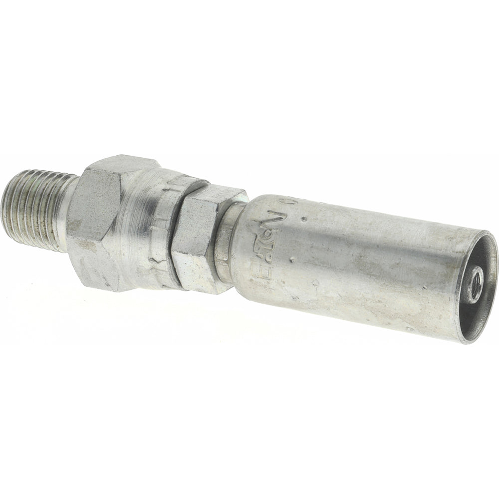Eaton 04Z-J04-BG Hydraulic Hose Male Pipe Swivel Fitting 0.2500" Hose ID, 0.2500" Hose OD, Hose Size 4, 1/4-18 Thread