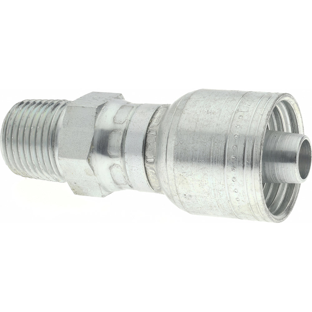 Eaton 08Z-J08-BG Hydraulic Hose Male Pipe Swivel Fitting 0.5000" Hose ID, 0.5000" Hose OD, Hose Size 8, 1/2-14 Thread