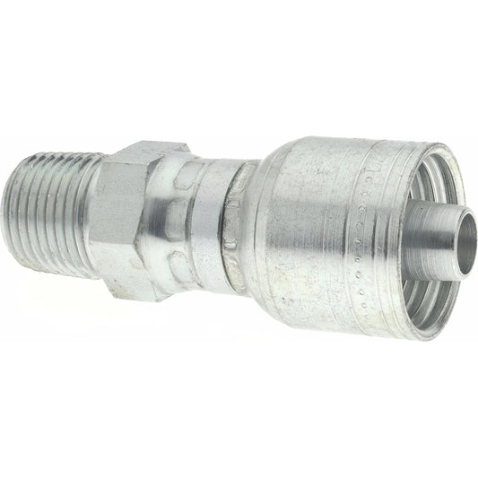 Eaton 08Z-J08-BG Hydraulic Hose Male Pipe Swivel Fitting 0.5000" Hose ID, 0.5000" Hose OD, Hose Size 8, 1/2-14 Thread