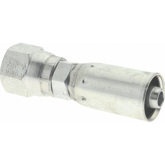 Eaton 04E-604 Hydraulic Hose Female Swivel Fitting 0.2500" Hose ID, 0.2500" Hose OD, Hose Size 4, 7/16-20 Thread, 7,000 psi