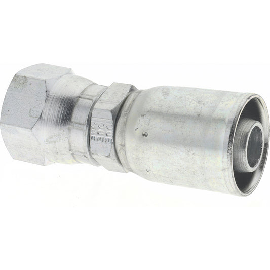 Eaton 08E-608 Hydraulic Hose Female Swivel Fitting 0.5000" Hose ID, 0.5000" Hose OD, Hose Size 8, 3/4-16 Thread, 4,000 psi