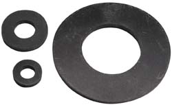 ELECTRO HARDWARE FW-16-NEO 3/4" Screw Standard Flat Washer Neoprene, Plain Finish