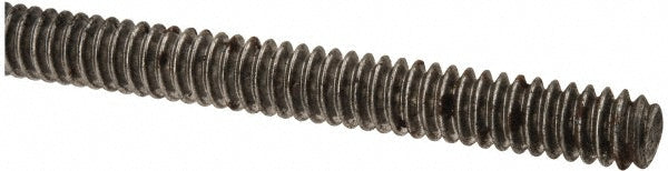 All America Threaded Products 01053 General-Purpose Threaded Rod #10-24, 3' OAL, Low-Carbon Steel, Oil Finish