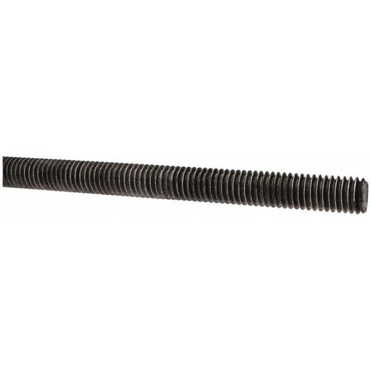 ALL AMERICA THREADED PRODUCTS 01103 General-Purpose Threaded Rod 7/16-14, 3' OAL, Low-Carbon Steel, Oil Finish
