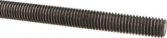 ALL AMERICA THREADED PRODUCTS 01113 General-Purpose Threaded Rod 1/2-13, 3' OAL, Low-Carbon Steel, Oil Finish