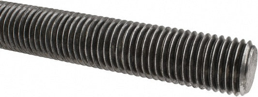 ALL AMERICA THREADED PRODUCTS 01163 General-Purpose Threaded Rod 1-8, 3' OAL, Low-Carbon Steel, Oil Finish