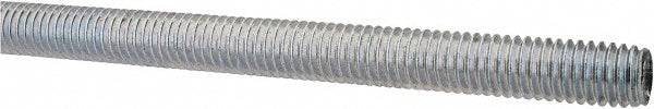 ALL AMERICA THREADED PRODUCTS 03103 General-Purpose Threaded Rod 7/16-14, 3' OAL, Low-Carbon Steel, Zinc Finish