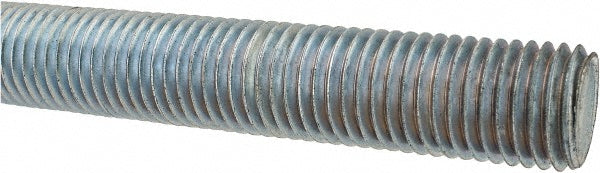ALL AMERICA THREADED PRODUCTS 03163 General-Purpose Threaded Rod 1-8, 3' OAL, Low-Carbon Steel, Zinc Finish