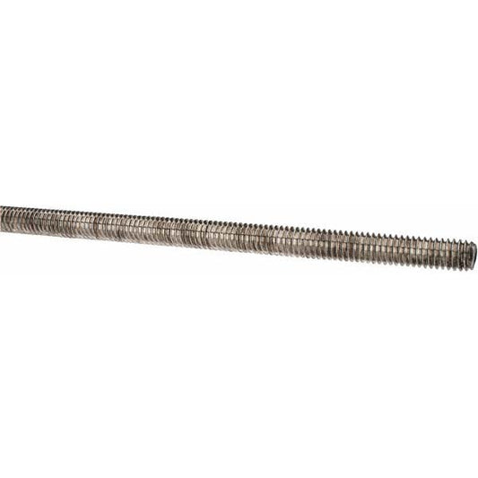 ALL AMERICA THREADED PRODUCTS 45498 General-Purpose Threaded Rod 5/16-18, 3' OAL, Stainless Steel, Plain Finish