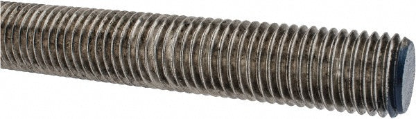 ALL AMERICA THREADED PRODUCTS 45505 General-Purpose Threaded Rod 1-8, 3' OAL, Stainless Steel, Plain Finish