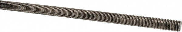 ALL AMERICA THREADED PRODUCTS 10333 General-Purpose Threaded Rod 5/16-24, 3' OAL, Stainless Steel, Plain Finish