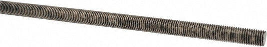 ALL AMERICA THREADED PRODUCTS 10333 General-Purpose Threaded Rod 5/16-24, 3' OAL, Stainless Steel, Plain Finish