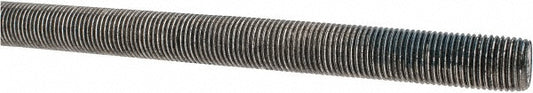 All America Threaded Products 10363 General-Purpose Threaded Rod 1/2-20, 3' OAL, Stainless Steel, Plain Finish