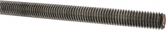 All America Threaded Products 05113 General-Purpose Threaded Rod 1/2-13, 3' OAL, Alloy Steel, Bright/Uncoated Finish