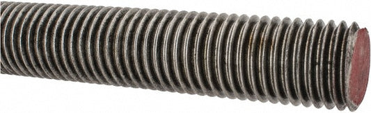 All America Threaded Products 05173 General-Purpose Threaded Rod 1-1/8-7, 3' OAL, Alloy Steel, Plain Finish