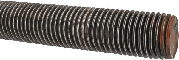 All America Threaded Products 05183 General-Purpose Threaded Rod 1-1/4-7, 3' OAL, Alloy Steel, Plain Finish