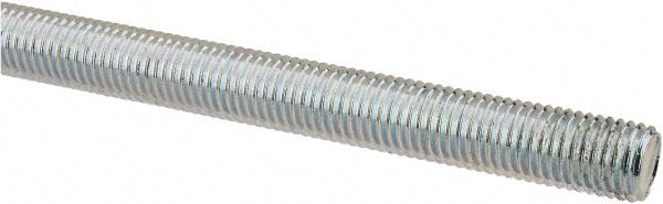 All America Threaded Products 2343 General-Purpose Threaded Rod 5/16-24, 3' OAL, Low-Carbon Steel, Zinc Finish