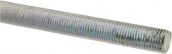 ALL AMERICA THREADED PRODUCTS 2353 General-Purpose Threaded Rod 3/8-24, 3' OAL, Low-Carbon Steel, Zinc Finish
