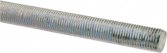 ALL AMERICA THREADED PRODUCTS 2353 General-Purpose Threaded Rod 3/8-24, 3' OAL, Low-Carbon Steel, Zinc Finish