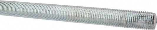 ALL AMERICA THREADED PRODUCTS 2363 General-Purpose Threaded Rod 1/2-20, 3' OAL, Low-Carbon Steel, Zinc Finish