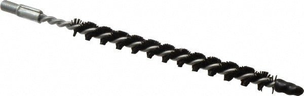 Schaefer Brush 93702 Single Stem/Spiral Condenser Tube Brush 1/4" Dia, 4-1/2" OAL, Nylon Bristles