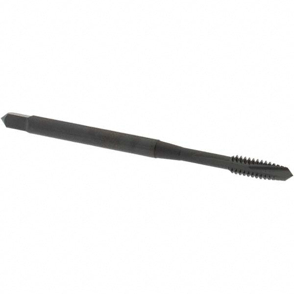 OSG 2512401 Spiral Point Tap #6-32 UNC, 2 Flutes, Plug Chamfer, 2B Class of Fit, HSS-E Vanadium, Steam Oxide Coated