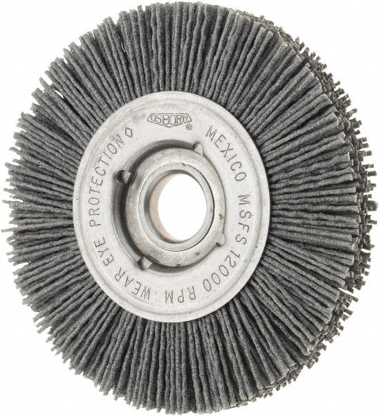 Osborn 0002240400 Wheel Brush 4" Wheel Dia, 5/8" Face Width, Crimped
