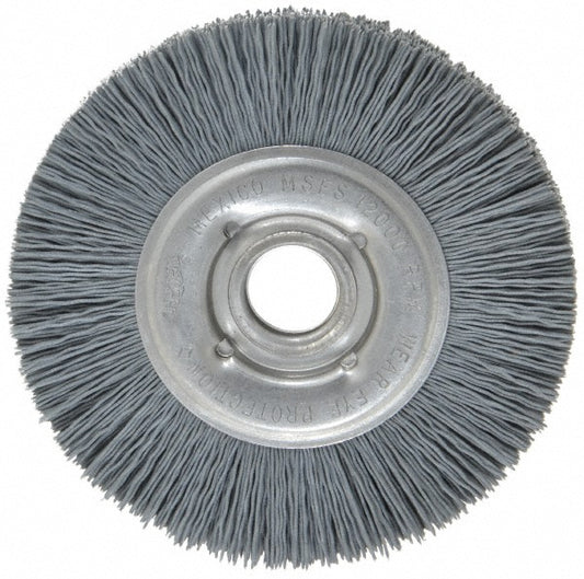 Osborn 0002240700 Wheel Brush 4" Wheel Dia, 5/8" Face Width, Crimped
