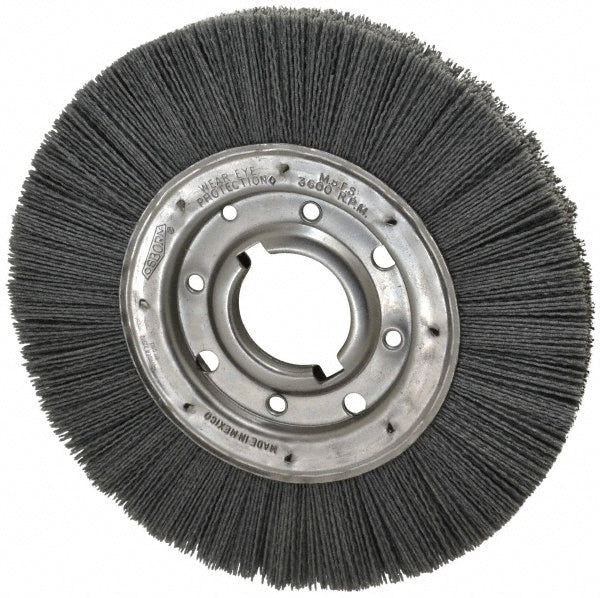 Osborn 0002241600 Wheel Brush 10" Wheel Dia, 1" Face Width, Crimped
