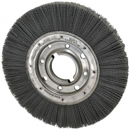 Osborn 0002241600 Wheel Brush 10" Wheel Dia, 1" Face Width, Crimped