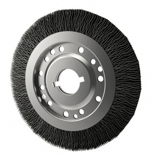 Osborn 0002242000 Wheel Brush 12" Wheel Dia, 1" Face Width, Crimped