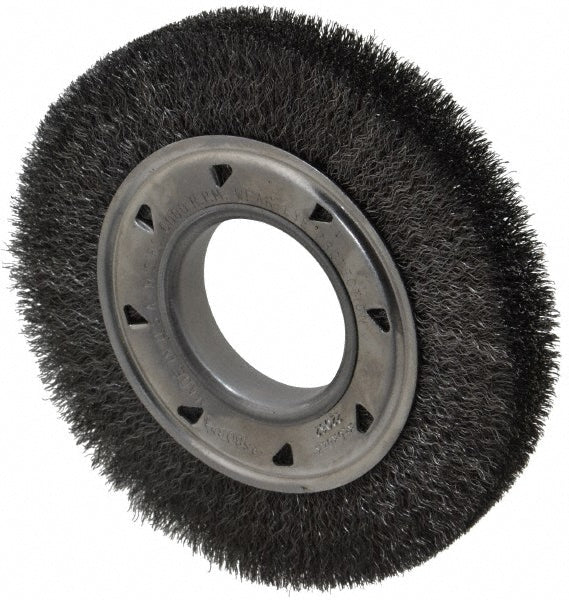 Osborn 0002243100 Wheel Brush 6" Wheel Dia, 7/8" Face Width, 0.0080" Wire Dia, Crimped