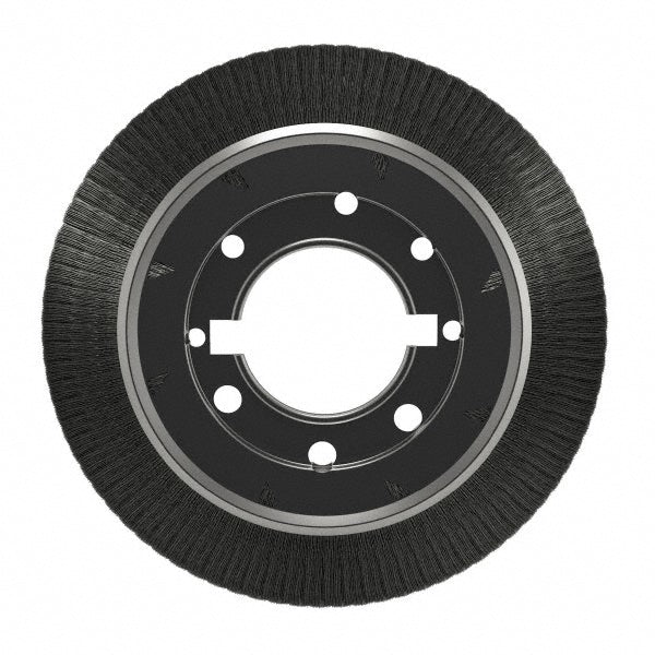 Osborn 0002243400 Wheel Brush 8" Wheel Dia, 5/8" Face Width, 0.0080" Wire Dia, Crimped