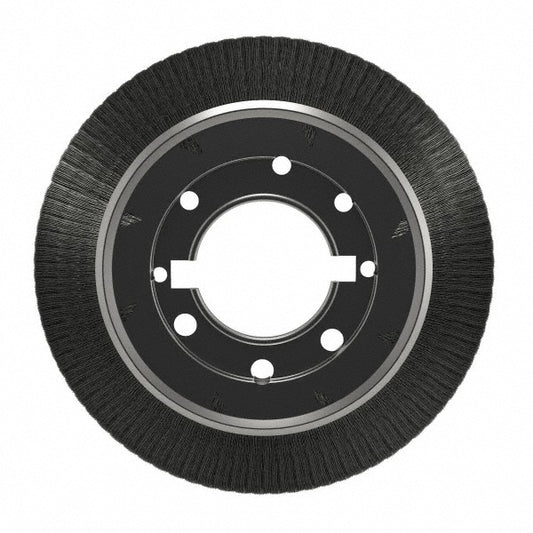Osborn 0002243400 Wheel Brush 8" Wheel Dia, 5/8" Face Width, 0.0080" Wire Dia, Crimped