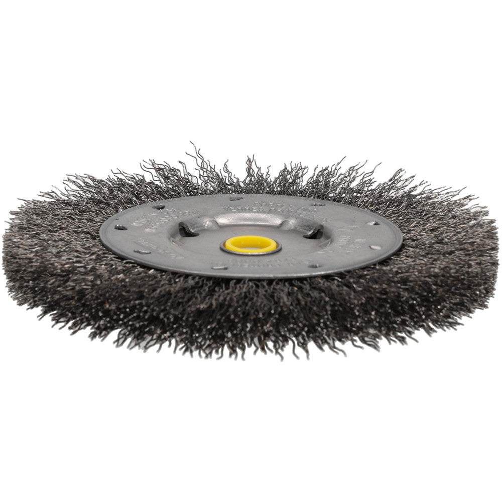 Osborn 0002140400 Wheel Brush 6" Wheel Dia, 5/8" Face Width, 0.0140" Wire Dia, Crimped