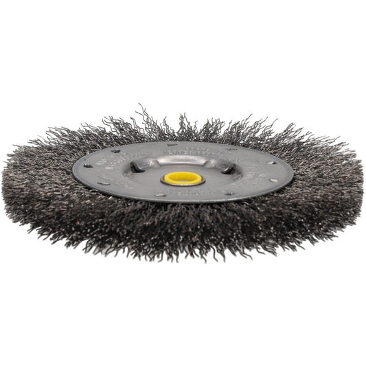 Osborn 0002140400 Wheel Brush 6" Wheel Dia, 5/8" Face Width, 0.0140" Wire Dia, Crimped