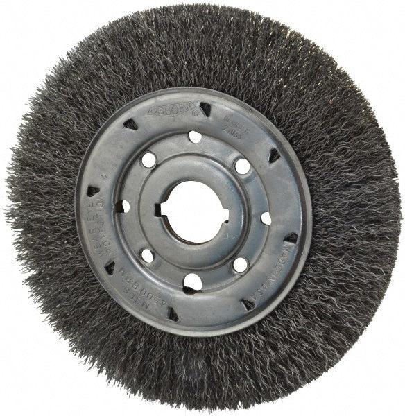 Osborn 0002140700 Wheel Brush 8" Wheel Dia, 5/8" Face Width, 0.0140" Wire Dia, Crimped