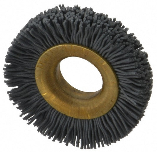 Osborn 0001140200 Wheel Brush 1-1/2" Wheel Dia, 1/4" Face Width, Crimped