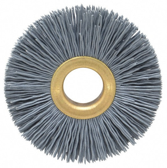 Osborn 0001140800 Wheel Brush 2-1/2" Wheel Dia, 3/8" Face Width, Crimped