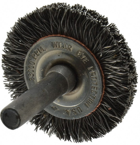 Osborn 0001143500 Wheel Brush 1-1/2" Wheel Dia, 3/8" Face Width, 0.0140" Wire Dia, Crimped