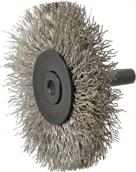 Osborn 0001145200 Wheel Brush 2-1/2" Wheel Dia, 7/16" Face Width, 0.0140" Wire Dia, Crimped