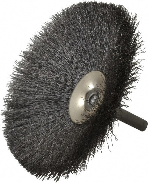 Osborn 0001146800 Wheel Brush 4" Wheel Dia, 1/2" Face Width, 0.0060" Wire Dia, Crimped