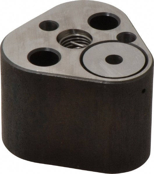 Dayton Lamina HRT62 Dayton Progress, 5/8" Shank Diam, 2-1/8" Base Length x 2-3/32" Base Width x 1-5/8" Base Height, 3/8-16 Thread, Alloy Steel Mold Punch Retainer