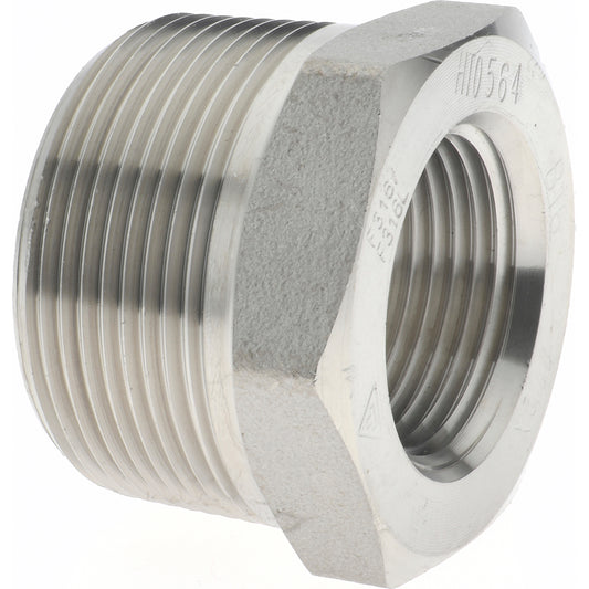 Merit Brass 3614D-2416 Pipe Bushing 1-1/2 x 1", 316 & 316L Stainless Steel
