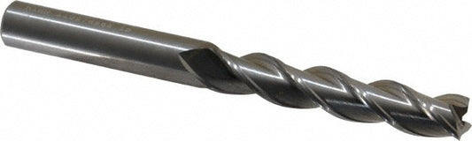 Kennametal 3658839 Square End Mill 1/2'' Dia, 2-1/2'' LOC, 1/2'' Shank Dia, 5'' OAL, 3 Flutes, Solid Carbide
