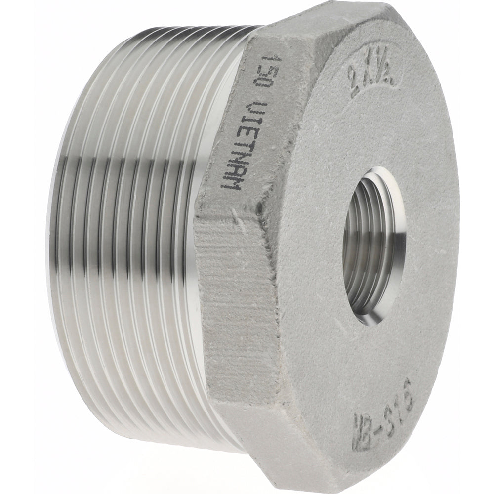 Merit Brass K614-3208 Pipe Bushing 2 x 1/2", 316 Stainless Steel