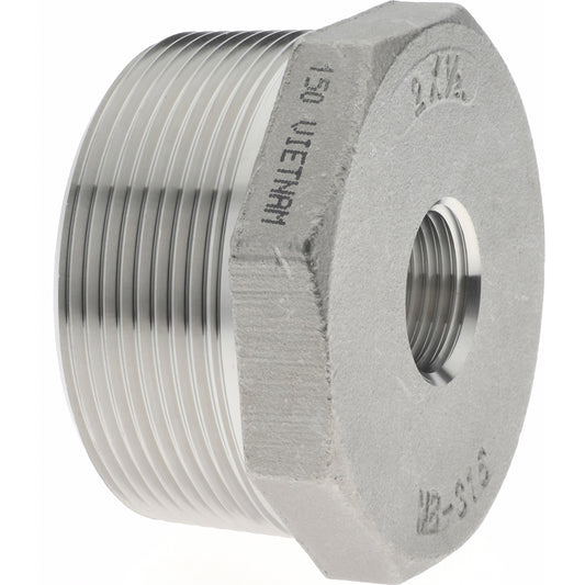 Merit Brass K614-3208 Pipe Bushing 2 x 1/2", 316 Stainless Steel