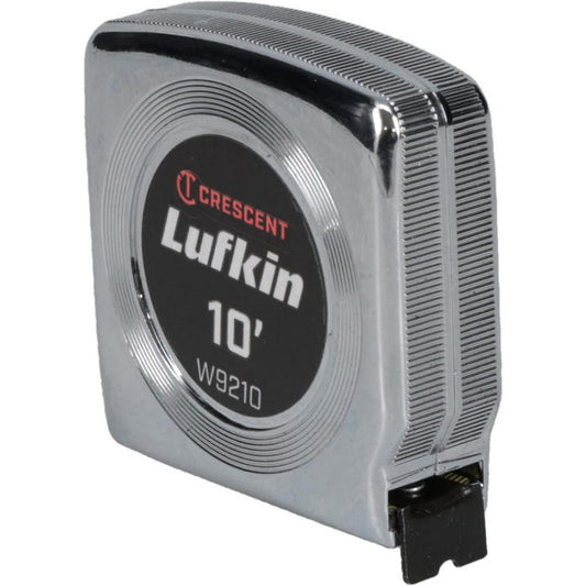 Lufkin W9210 Tape Measure 10' Long, 1/2" Width, Yellow Blade