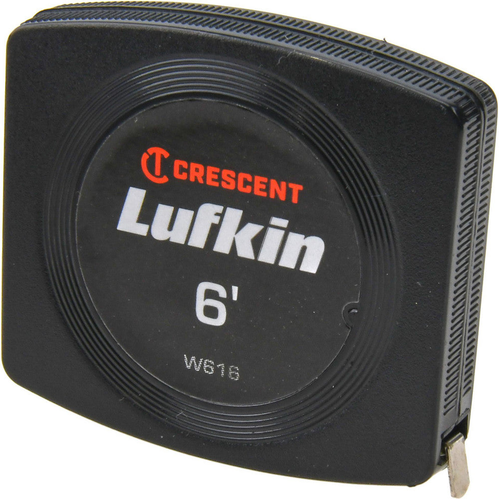 Lufkin W616 Tape Measure 6' Long, 1/4" Width, Yellow Blade